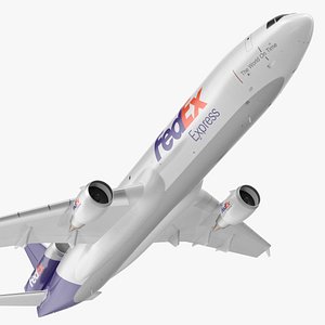 McDonnell Douglas MD11 FedEx Flight 3D model