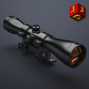 scope optical sight 3d model
