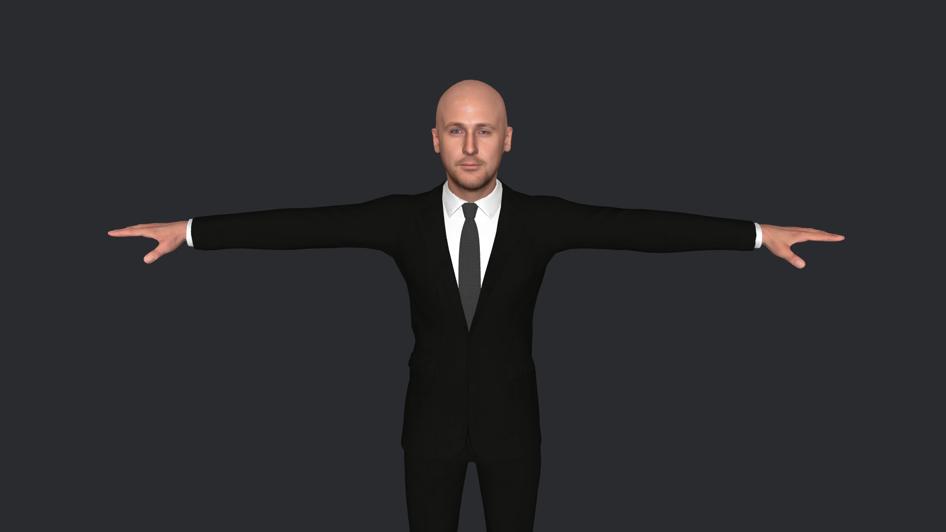 3D Ryan Gosling Hyper Realistic Full Body Fully Rigged 3D Character ...