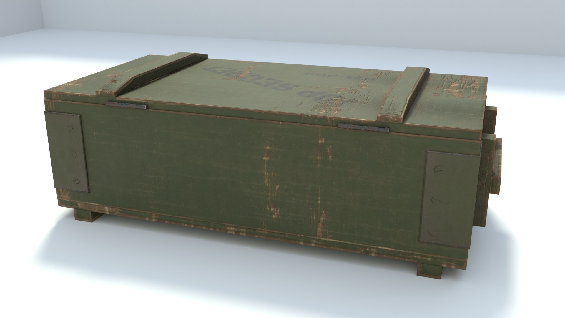 3D Model Military Box Low-poly - TurboSquid 1477460