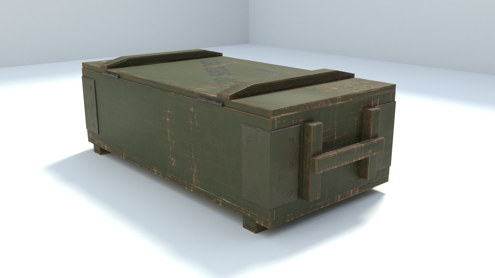 3d Model Military Box Low-poly - Turbosquid 1477460