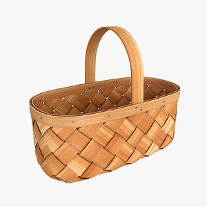 3D wicker basket