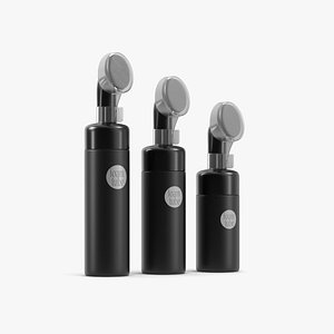 Foam Brush Pump Black 100ML-150ML-200ML 3D model