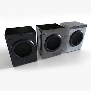 Washing Machine Set 3 3D model