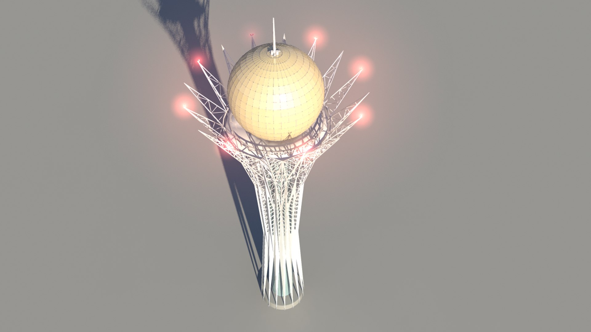 Baiterek Monument 3d Model