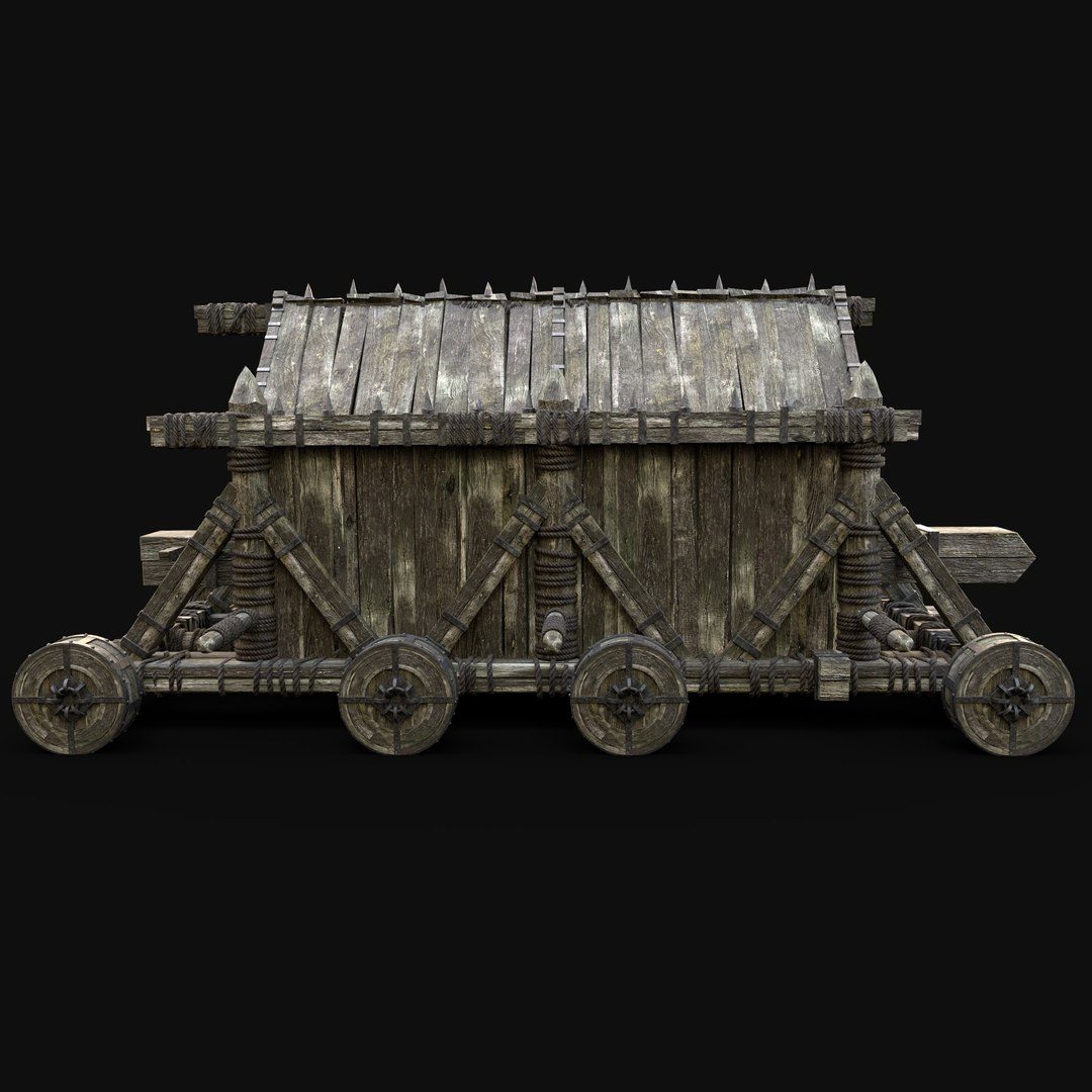 3D SIEGE ENGINE WAR MACHINES CONSTRUCTION BUILDER COLLECTION PACK model https://p.turbosquid.com/ts-thumb/0l/UMmzqo/7a/battering_ram_003_render5/jpg/1649281145/1920x1080/fit_q87/a42b8a611b4970762b8389c1cf08cb8fc19b47ef/battering_ram_003_render5.jpg