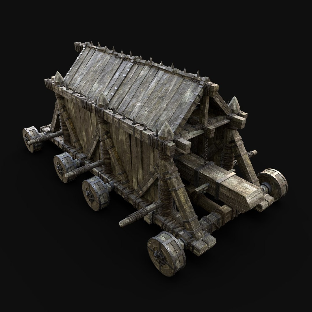 3D SIEGE ENGINE WAR MACHINES CONSTRUCTION BUILDER COLLECTION PACK model https://p.turbosquid.com/ts-thumb/0l/UMmzqo/Am/battering_ram_003_render6/jpg/1649281145/1920x1080/fit_q87/557dd5b0cd99408f699229297b2fbb6eeb1a4ad4/battering_ram_003_render6.jpg