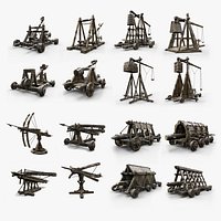 SIEGE ENGINE WAR MACHINES CONSTRUCTION BUILDER COLLECTION PACK