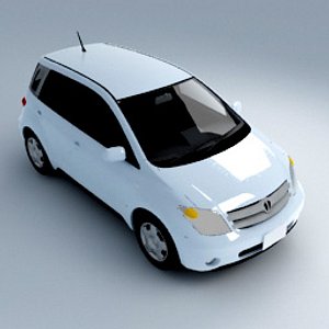 3d model toyota ist