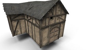 medieval house 3d model