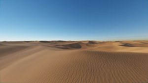 3D Desert Dunes model