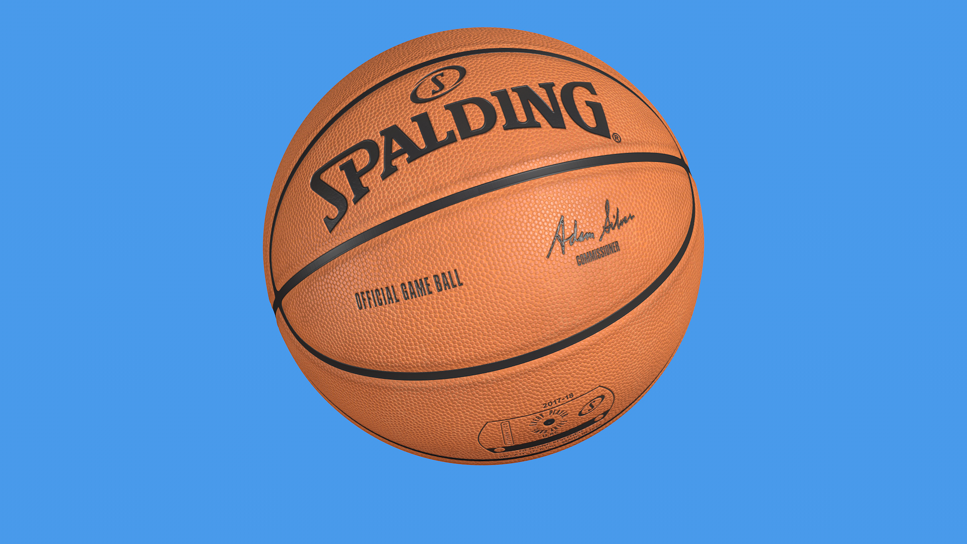 Realistic Basketball Ball Spalding Official 8K 3D TurboSquid 2036527