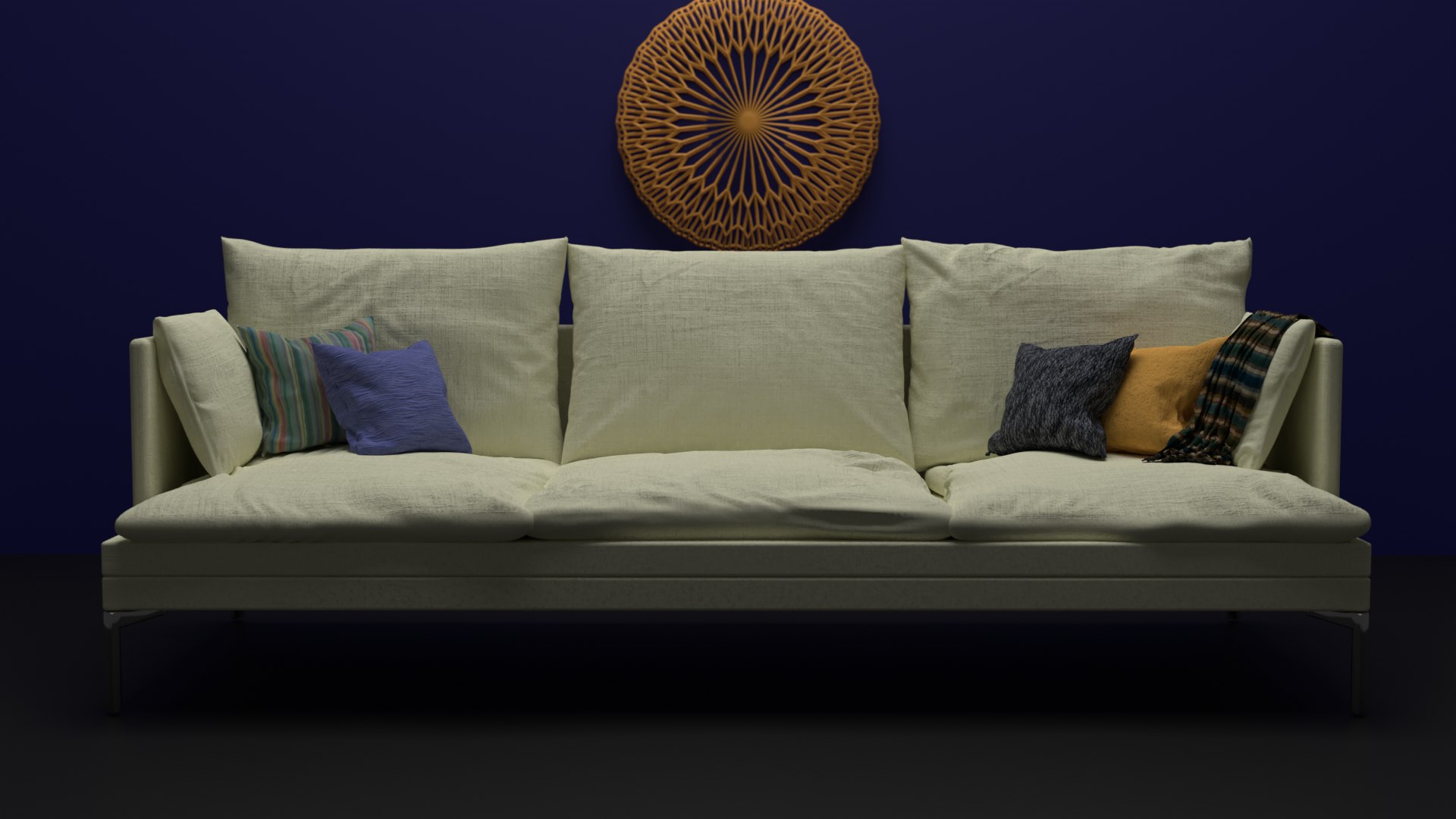Luxury Couch 3D Model - TurboSquid 2271214