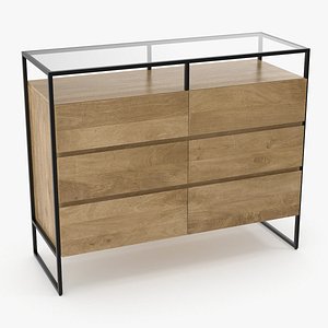Wooden Unit v4 3D model