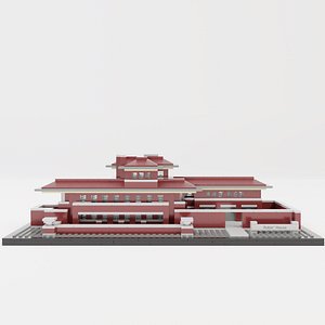 Lego Architecture - Robie House 3D model