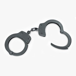 3D handcuffs pbr dark