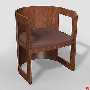 armchair chair 3d model