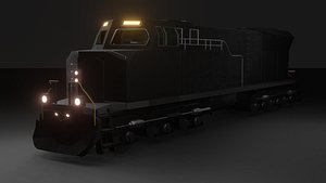 Genreal Electric ES44AC Train 3D