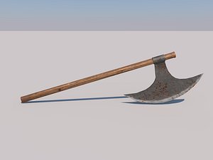axe grunge low poly