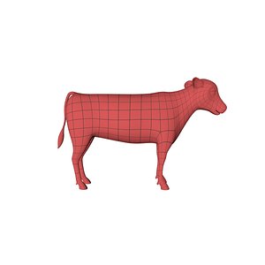 3d base mesh calf