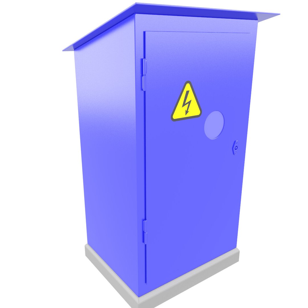 3D Industrial Electrical Box 3D Model 37 Model TurboSquid 1714401