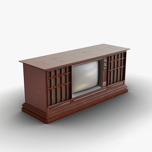 Antique Television 3D