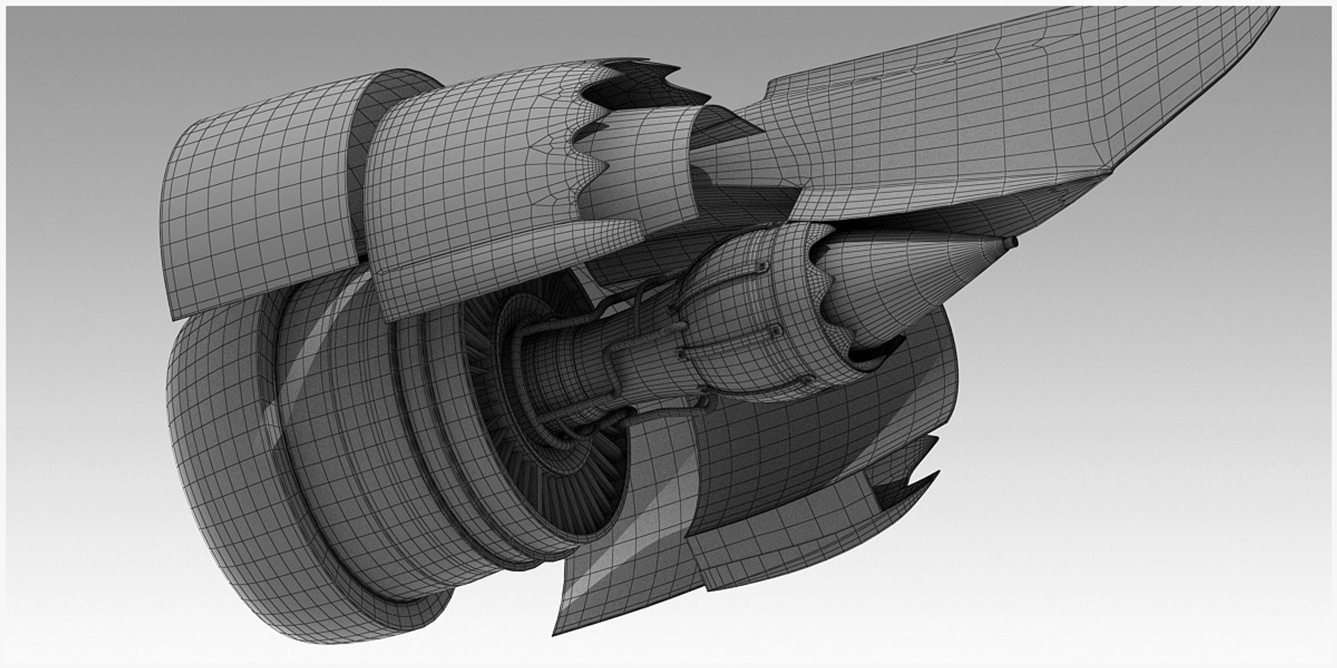 3D Boeing 747-8 Engine - TurboSquid 1464252