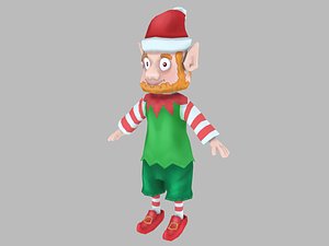 3D christmas elf mas
