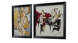 Collection of paintings by Zabel's and Bond Girl Giclee 2