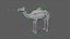 3D model Camel Rigged No fur 3D