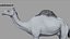 3D model Camel Rigged No fur 3D