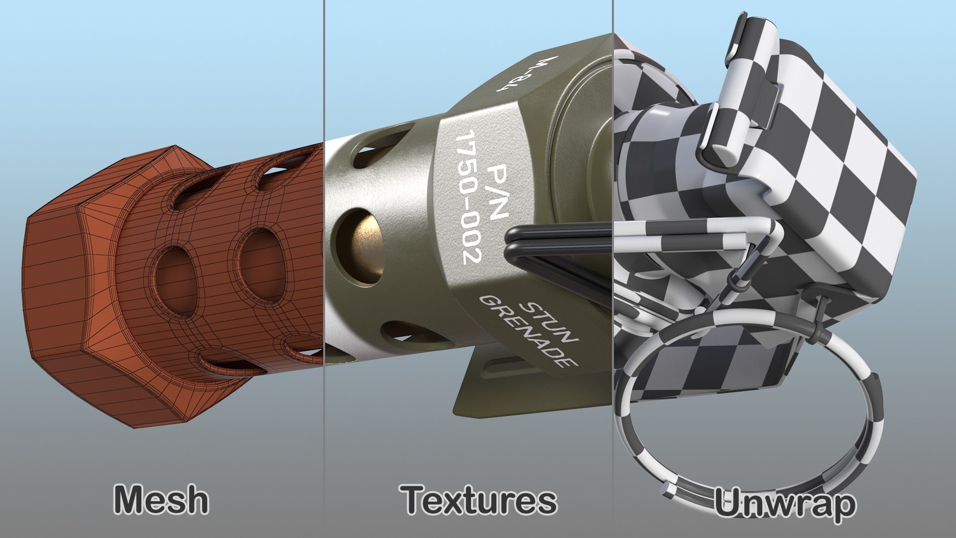 3D m84 stun grenade model https://p.turbosquid.com/ts-thumb/0m/7AUaM3/vI0marQZ/m84stungrenadevray3dmodel010/jpg/1599836179/1920x1080/fit_q87/25ccea665271dd6fe8b8c96bf38ba953f7a19b9d/m84stungrenadevray3dmodel010.jpg