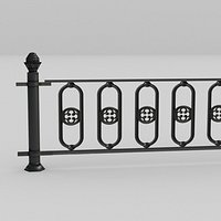 Low Poly Railing