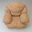 Leather Armchair Lounge Chair Upholstered Seat