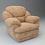 Leather Armchair Lounge Chair Upholstered Seat