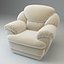 Leather Armchair Lounge Chair Upholstered Seat
