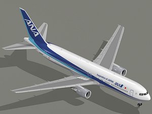 3D boeing 767-300 er nippon