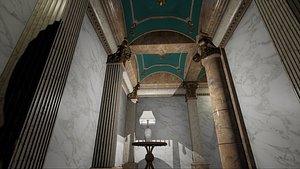 Luxury Classic Hall Unreal Project 3D model