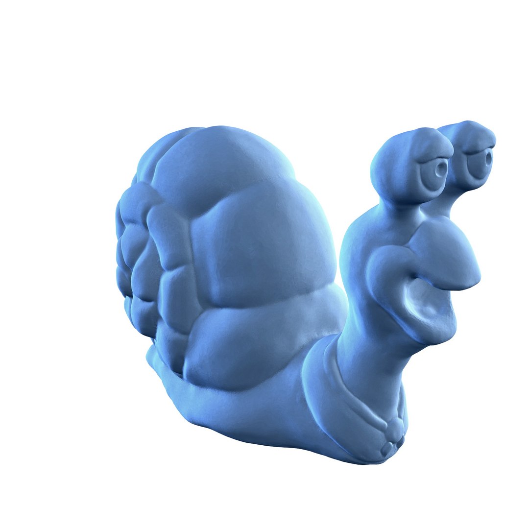 Hi-poly Snail Sculpt 3d Obj