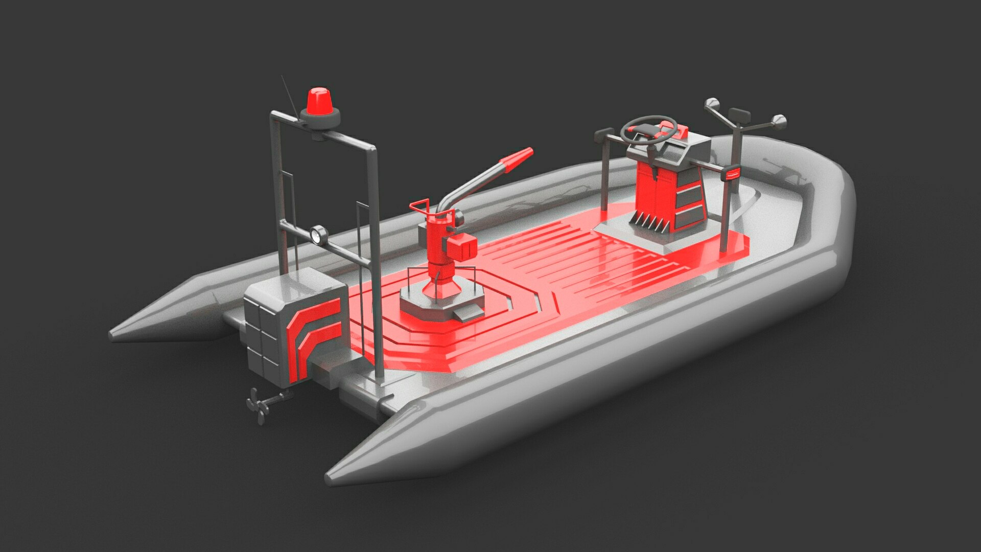 3D Rescue Unit Fire Truck Bundle - TurboSquid 1799306