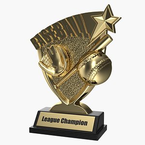 Baseball Trophy 3D Model