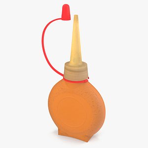 3D Old Oiler Can Rigged model