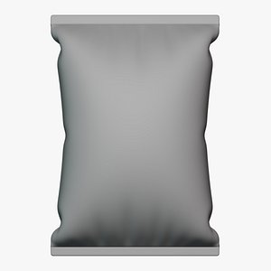 3D Basic Snack Package - Geometry Only No Textures No Materials model