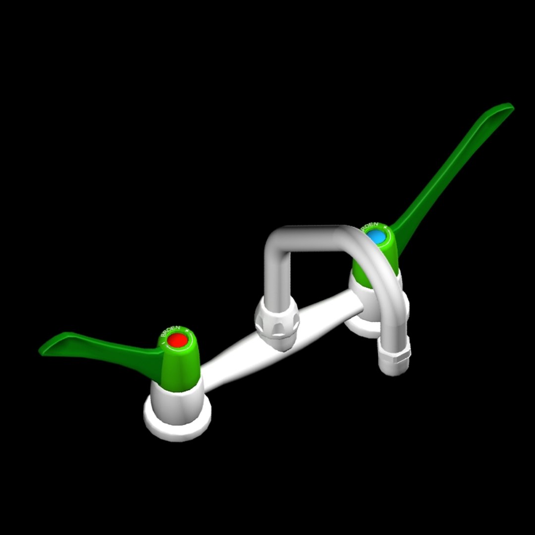 Laboratory Water Tap 3d Max