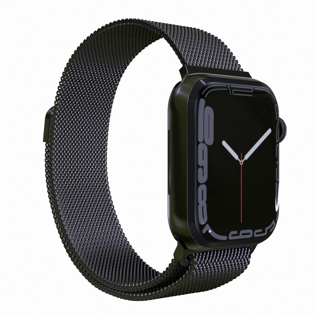 3D Appe Watch 7 - Graphite Stainless Steel Case with Graphite Milanese Loop https://p.turbosquid.com/ts-thumb/0m/VvFIbP/8N/16/png/1676009332/1920x1080/fit_q87/84834bb7136f104a957d60584c45bf9d9dc22a24/16.jpg