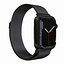 Appe Watch 7 – Graphit-Edelstahlgehäuse mit Milanaise-Armband in Graphit