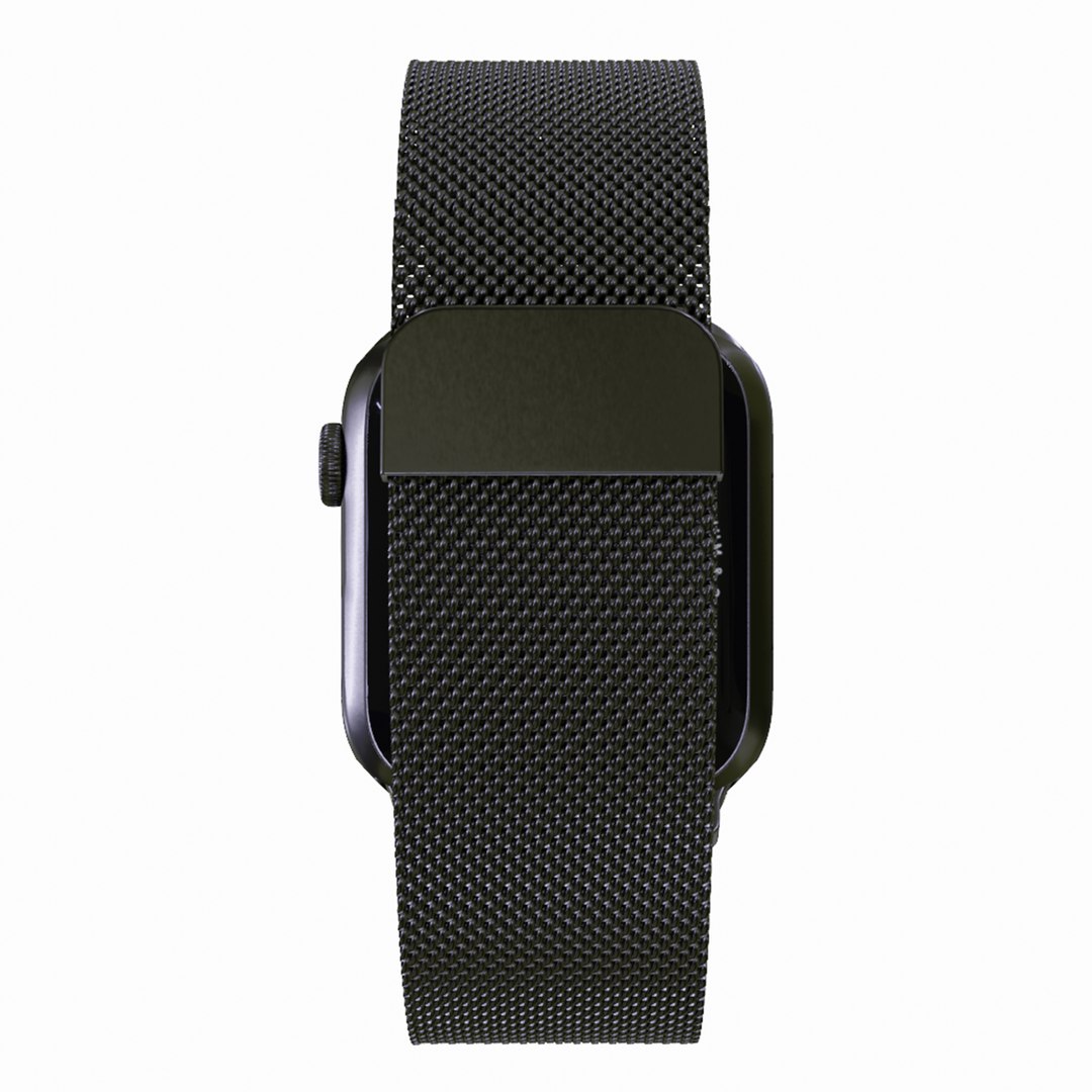 3D Appe Watch 7 - Graphite Stainless Steel Case with Graphite Milanese Loop https://p.turbosquid.com/ts-thumb/0m/VvFIbP/EC/13/png/1676009329/1920x1080/fit_q87/78c0cd75e9ae56ffbbfcb94ba8952fee45527a5c/13.jpg
