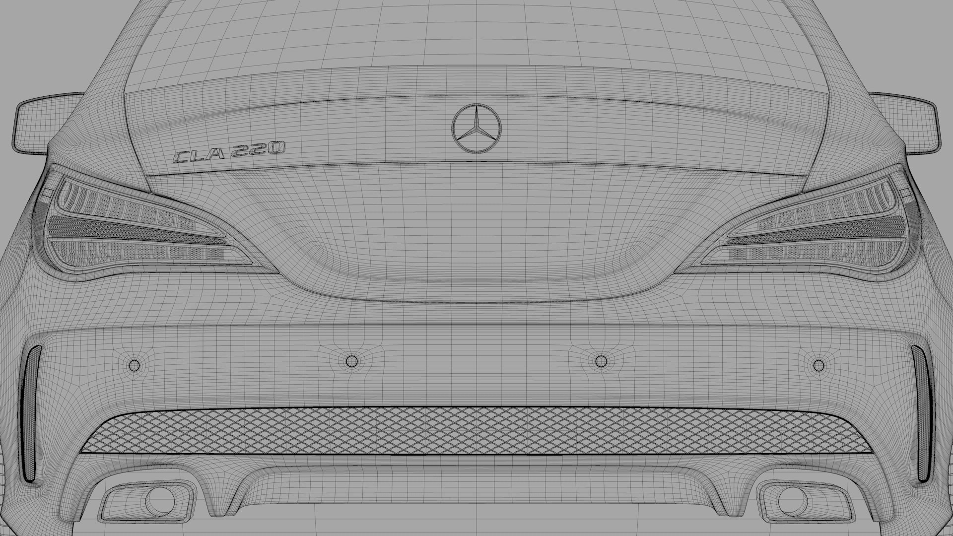 Mercedes-Benz CLA-Class C220 AMG 2014 3D Model - TurboSquid 1823675