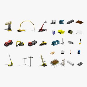 3D Construction Mega Pack - Revit Family Collection