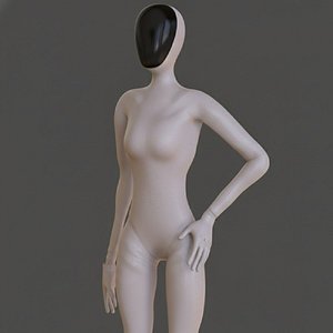 3D Female Robot